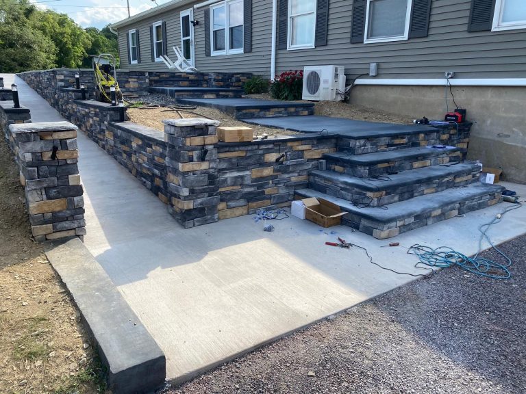 Concrete Porch Stairs & Sidewalk Resurfacing​